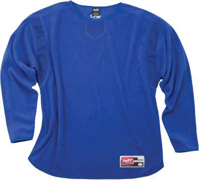 Rawlings Men's Micro Polar Fleece Pullover - Small Royal Blue - Outerwear