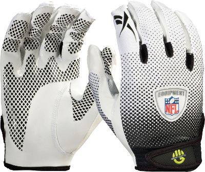 Reebok NFL Equipment Fade Wht/Blk Football Gloves