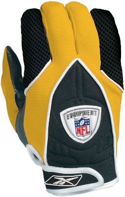 Reebok Adult NFL Equip XG3 Gold Football Gloves