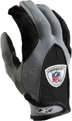 Reebok Adult NFL Equip XG3 Grey Football Gloves