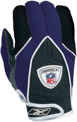 Reebok Adult NFL Equip XG3 Navy Football Gloves