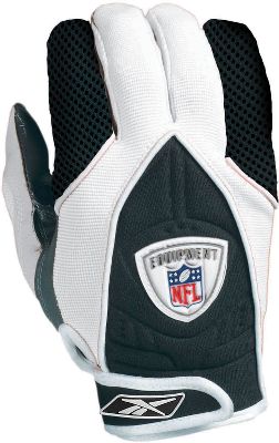 Reebok Adult NFL Equip XG3 White Football Gloves