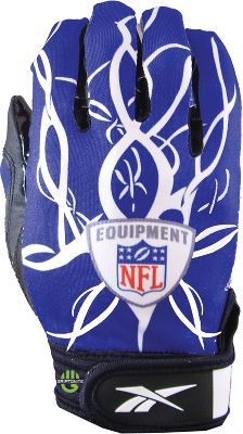 Reebok Adult NFL Mayhem Royal Football Gloves