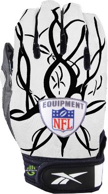 Reebok Adult NFL Mayhem White Football Gloves