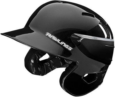 Rawlings S100 Adult Black Batting Helmet