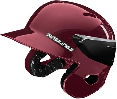 Rawlings S100 Adult Maroon Batting Helmet