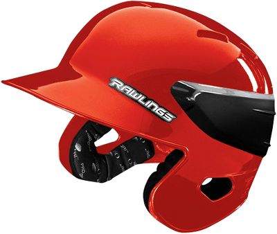 Rawlings S100 Adult Scarlet Batting Helmet