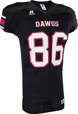 Russell Youth Mesh Football Jersey with Side Panels