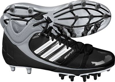Adidas Scorch Superfly Mid Molded Blk/Wht Football Cleats