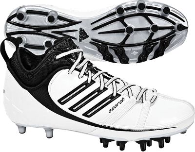 Adidas Scorch Superfly Mid Molded Wht/Blk Football Cleats