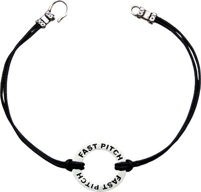 Chalk Talk Fastpitch Message Ring Bracelet