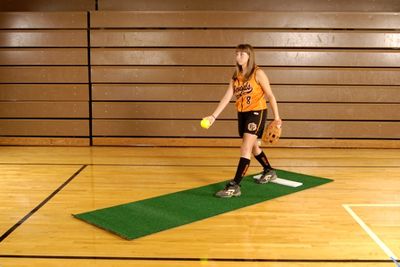 Trigon Softball Pitching Mat - No Stride Line