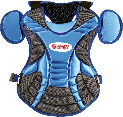 Schutt Burst Series Youth Chest Protector - Scarlet Red - Softball Catcher's Chest Protectors