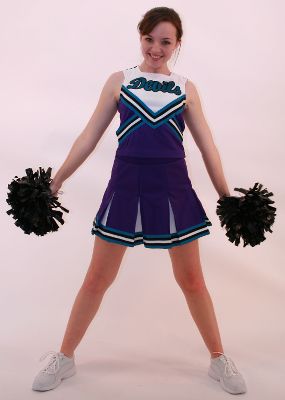 Cheerleading America Custom Adult Sweetheart Shell