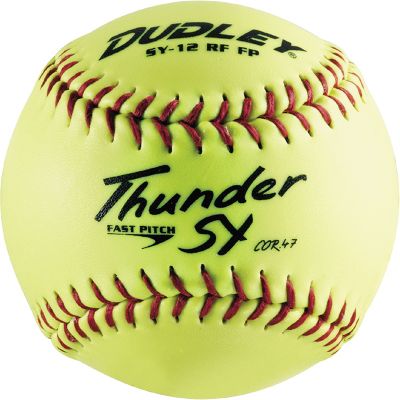 Dudley 11" ASA Synthetic Yellow Fastpitch Softball