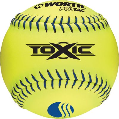 Worth 12" USSSA Toxic Synthetic Yellow Softball