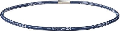 Brett Bros. Navy Titan Ionic 20" Necklace