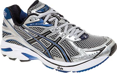 Asics Men's GT-2140 Silver/Blue Running Shoes