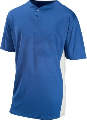 Baseball Express Adult Two-Button Baseball Jersey