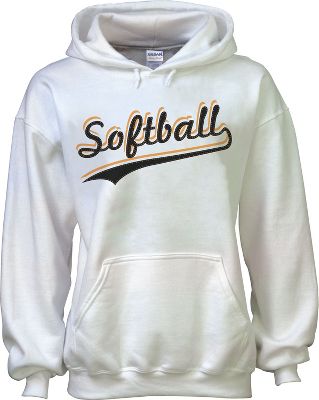 Team Express Gear Womens White Softball Hoodie Softball Jackets Softball Outerwear