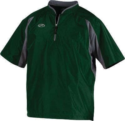 Rawlings Men's Short Sleeve Batting Cage Jacket