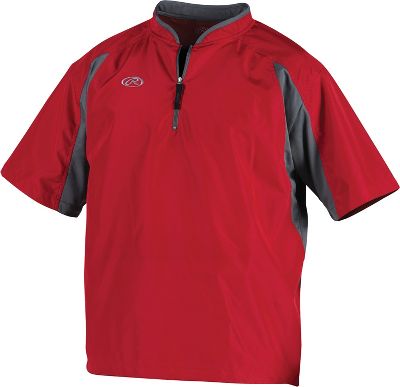 Rawlings Men's Short Sleeve Batting Cage Jacket