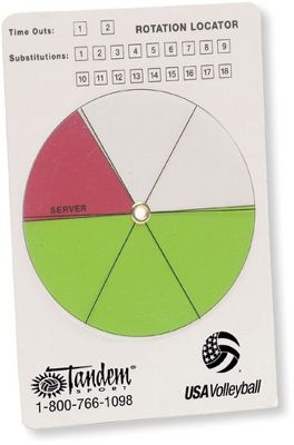 Tandem Sports Volleyball Rotation Locator