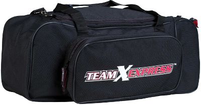 Team Express Medium 1200D Black Duffle Bag
