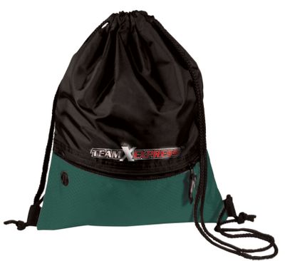 Team Express Forest Green Sack Pack Bag