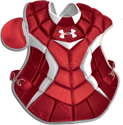 Under Armour Junior Scarlet Pro Chest Protector