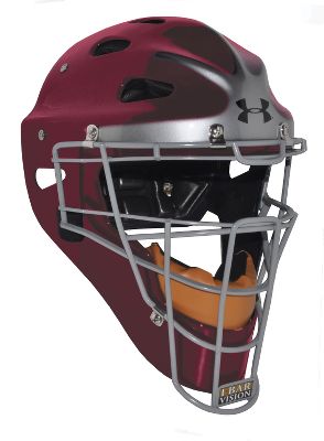 Under Armour Adult Mar/Sil Pro Catcher's Helmet