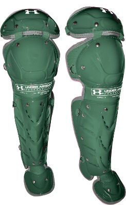 Under Armour Womens Dk Green Catchers Leg Guards