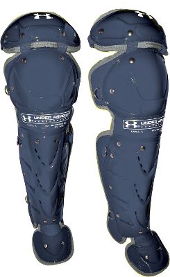 Under Armour Womens Navy Catchers Leg Guards