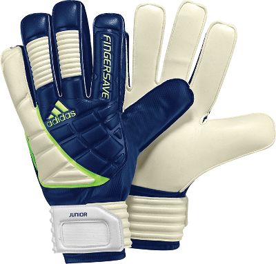 Adidas Youth Fingersave Goalkeeper Gloves - soccer team express apparel uniforms gloves goalkeeper