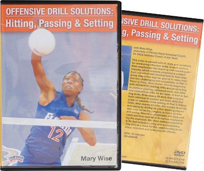 Offensive Drill Solutions:  Hitting, Passing, & Setting - Volleyball DVD