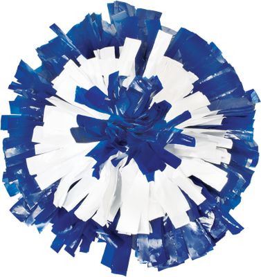 Pepco Adult Custom 2Color Wet-Look Bullseye Pom Poms
