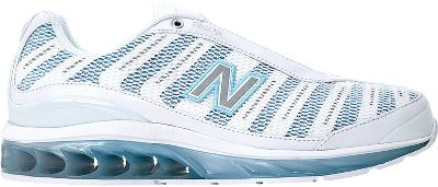 Softball - New Balance Zip Women's Running Shoes - Wht/Blu - Coaches/Turf Softball Shoes