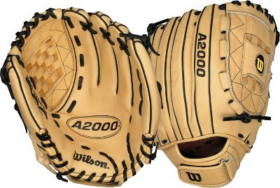 Wilson A2000 Fastpitch 12 1/4''  Blond Softball Glove - Throws Left - 12'' - 12 3/4'' Softball Gloves