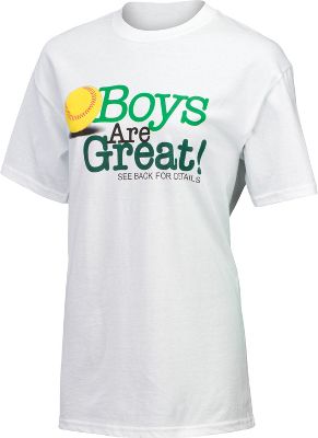 Success Apparel Women's "Boys Are Great" Softball T-Shirt