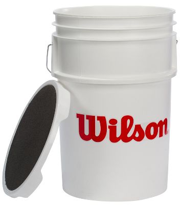 Baseball Wilson 6 Gallon Empty Ball Bucket