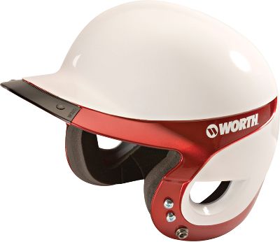 Worth Adult One Size Batting Helmet  -    Scarlet