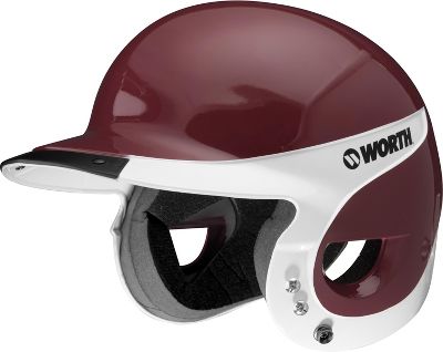 Worth Adult Liberty Away Reverse Maroon Batting Helmet