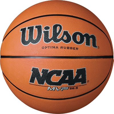 Wilson NCAA MVP 28.5" Rubber Basketball