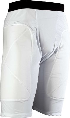 Team Express Gear Adult White Padded Sliding Shorts