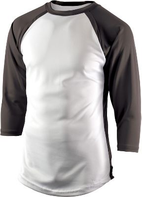 Team Express Gear Adult Pro Plus Black 3/4 Sleeve Shirt