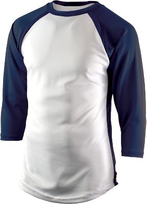 Team Express Gear Adult Pro Plus Navy 3/4 Sleeve Shirt