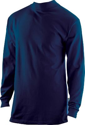 Team Express Gear Adult Nav Long Sleeve Mock Shirt