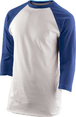 Baseball Express Adult Royal 3/4 Sleeve Shirt