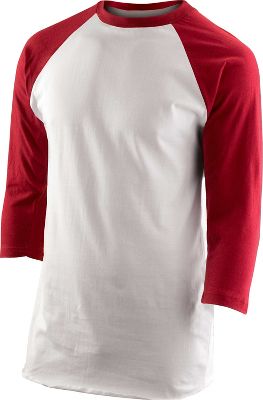 Baseball Express Youth Scarlet 3/4 Sleeve Shirt