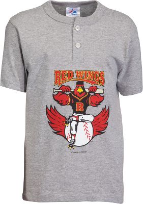 Majestic Youth Minor League 2-Button Replica Henley